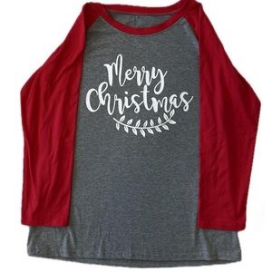 Merry Christmas Baseball Style T-shirt